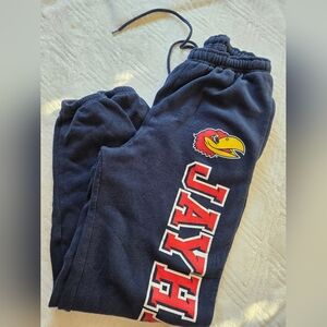 KU Jayhawk Womens Sweatpants Vintage Sz S